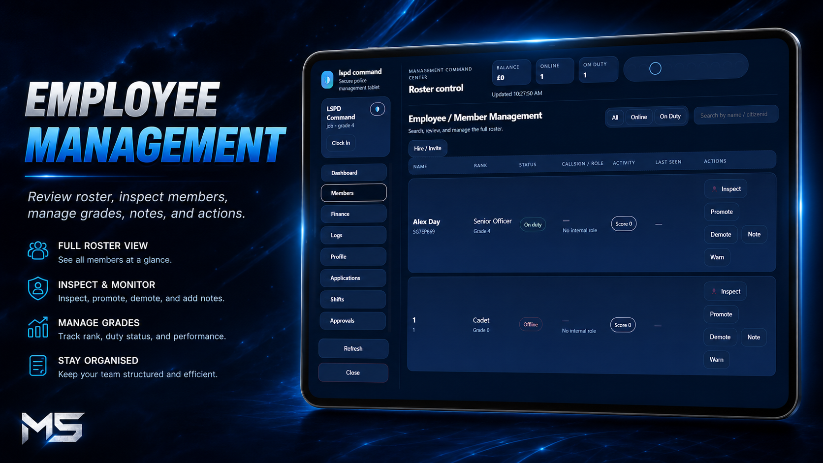 Magic Boss Menu – FiveM Business Management System