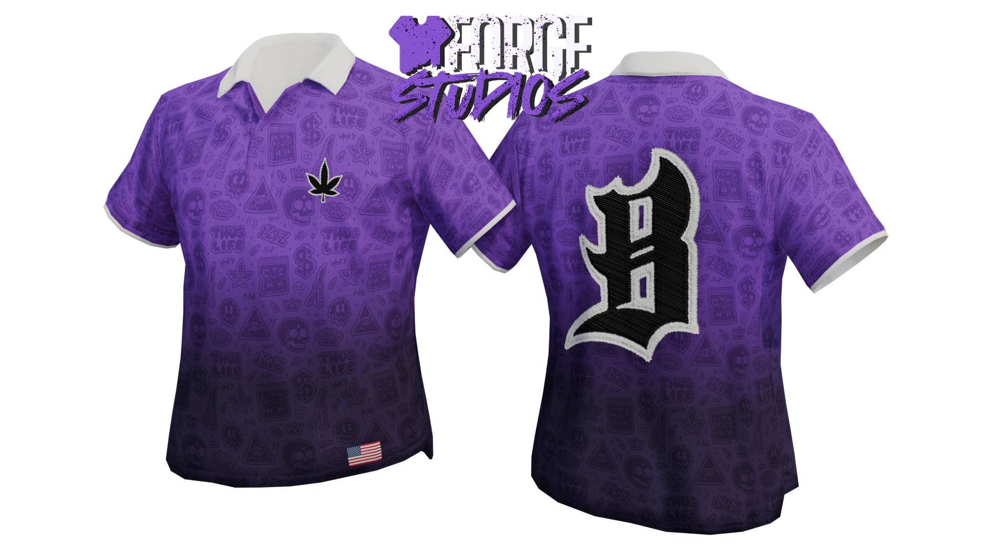 Ballas FiveM Clothing Packs (Faction) Pack — outfit preview 2