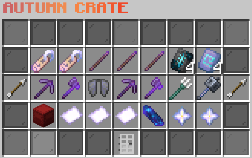 x5 Autumn Crate Key