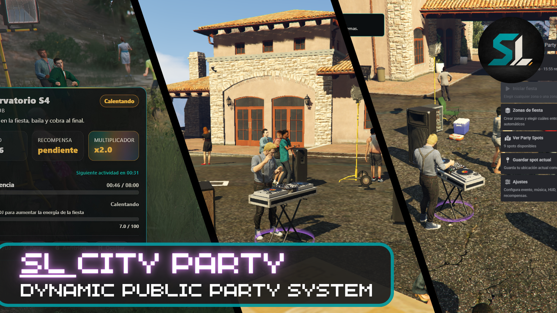 SL City Party | Dynamic Public Party System