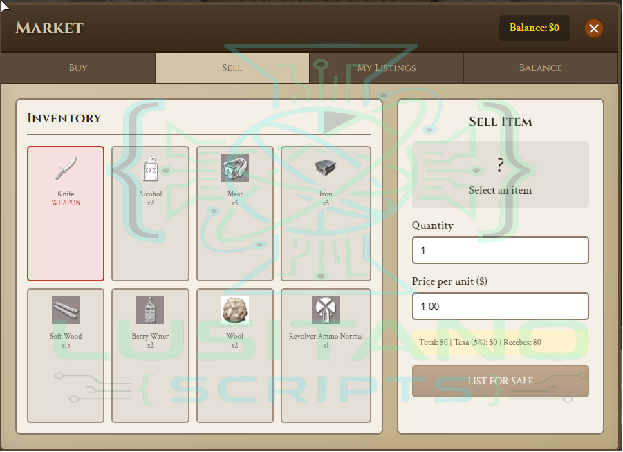 LS Marketplace — Player Auction House & Barter (VORP)