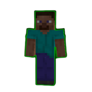 Dark Green Outline Effect