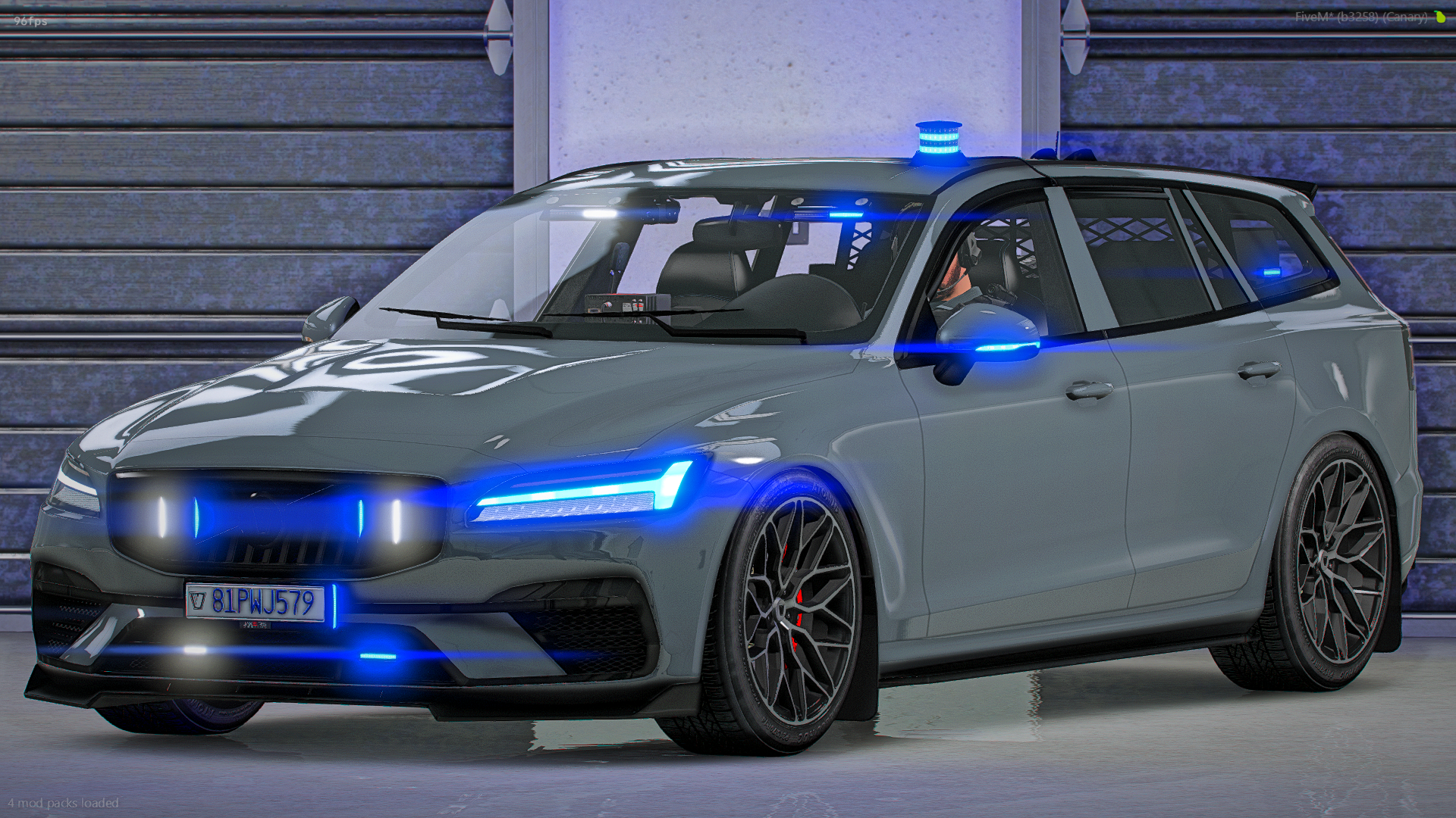 Vulcar E90R Police UN-MARKED - (Non -ELS)