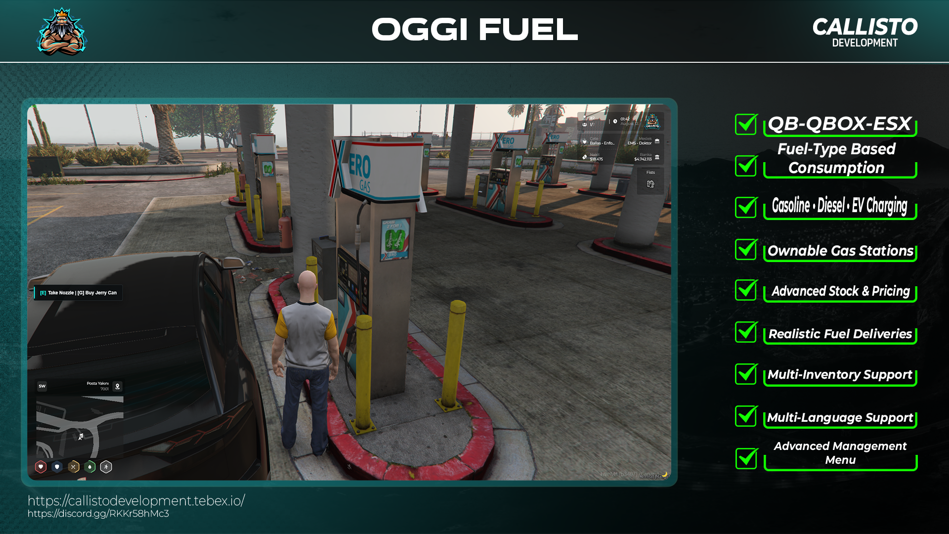 OGGI Fuel – Ownable Gas Stations & Realistic Fuel System
