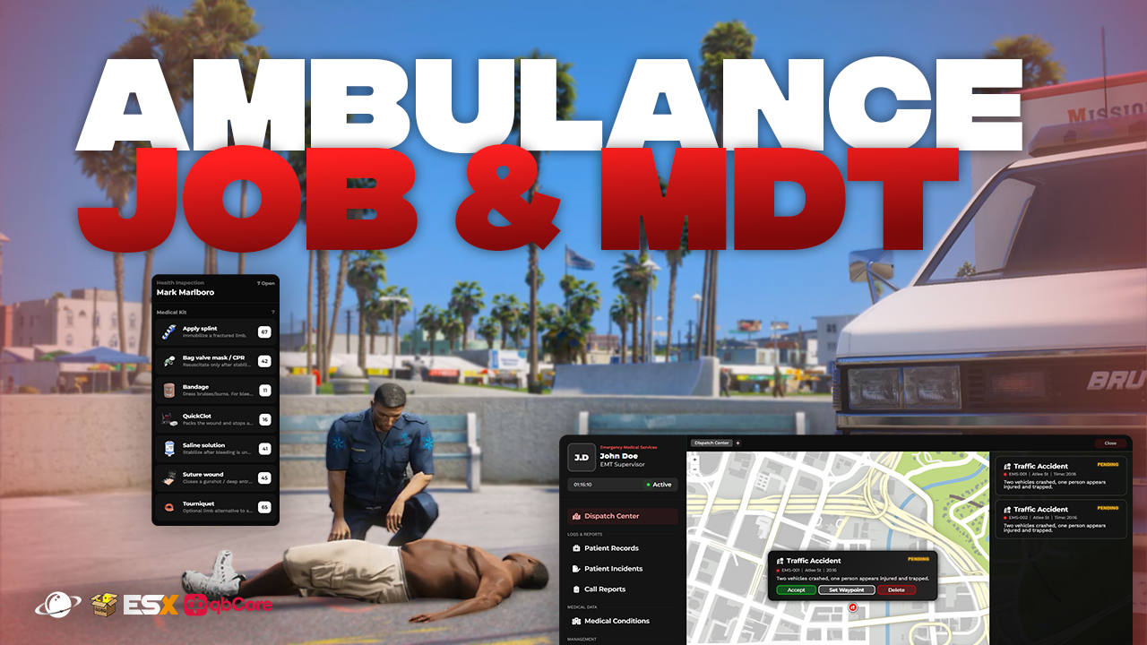 [P] Ambulance JOB & MDT