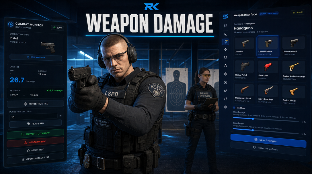 [ESX | QB] RK WEAPON DAMAGE