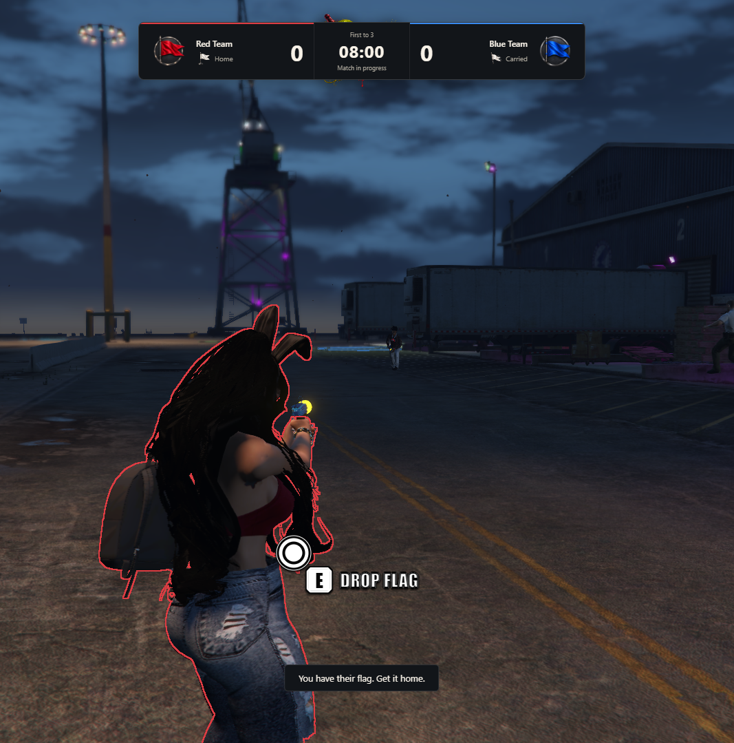 Sleezy Development • Advanced Capture the Flag System (ESX, QBCore, QBOX & Standalone)