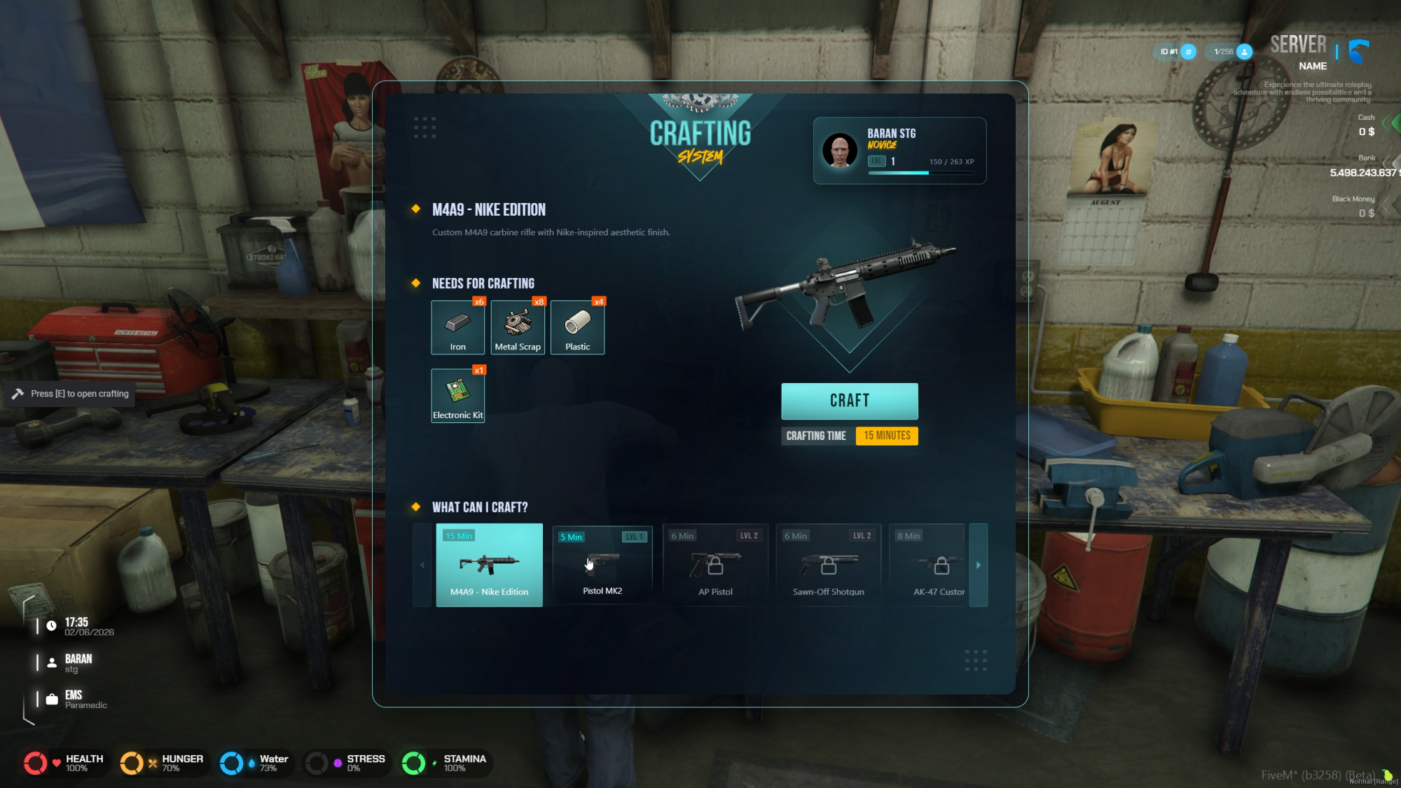 Crafting System - Image undefined