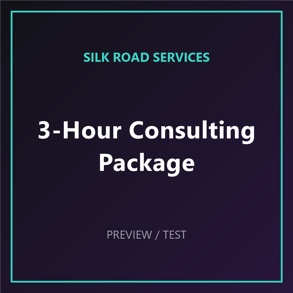 [TEST] 3-Hour Consulting Package