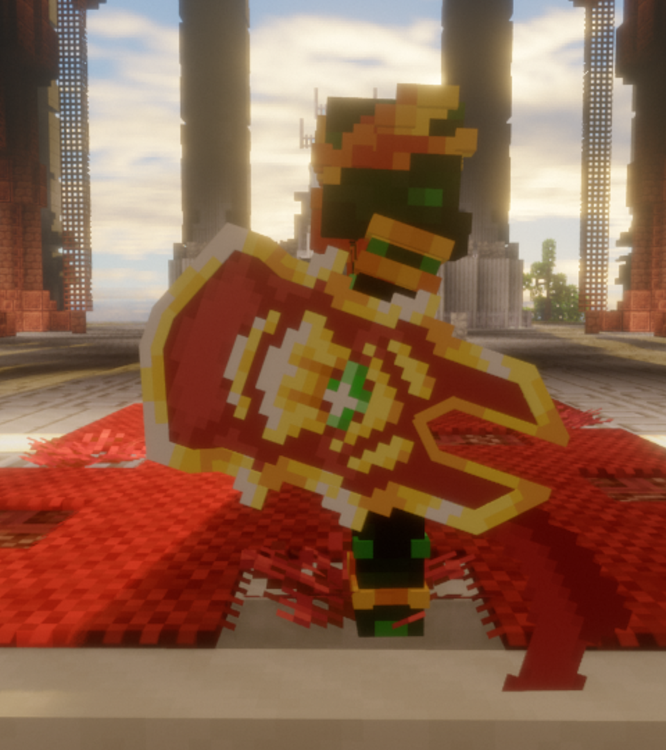 Golden Knight shield