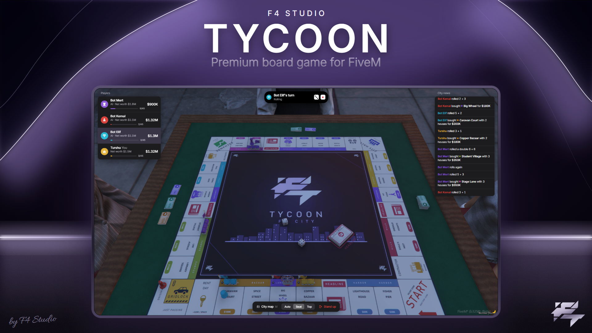 Tycoon - Escrow (Monopoly-Inspired Game) preview