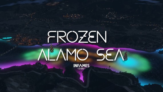 Frozen Alamo Sea