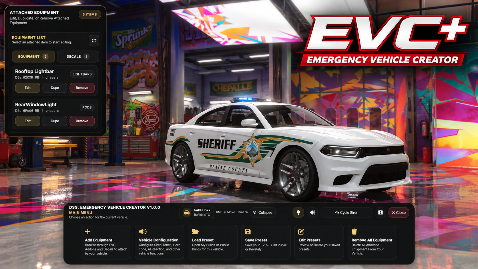 Emergency Vehicle Creator+