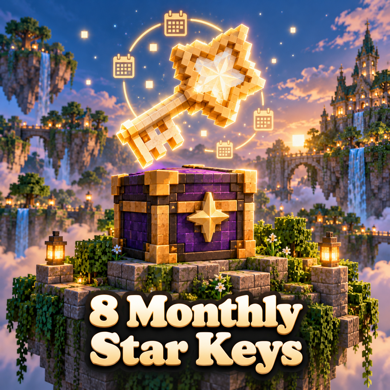 8 Monthly Star Keys