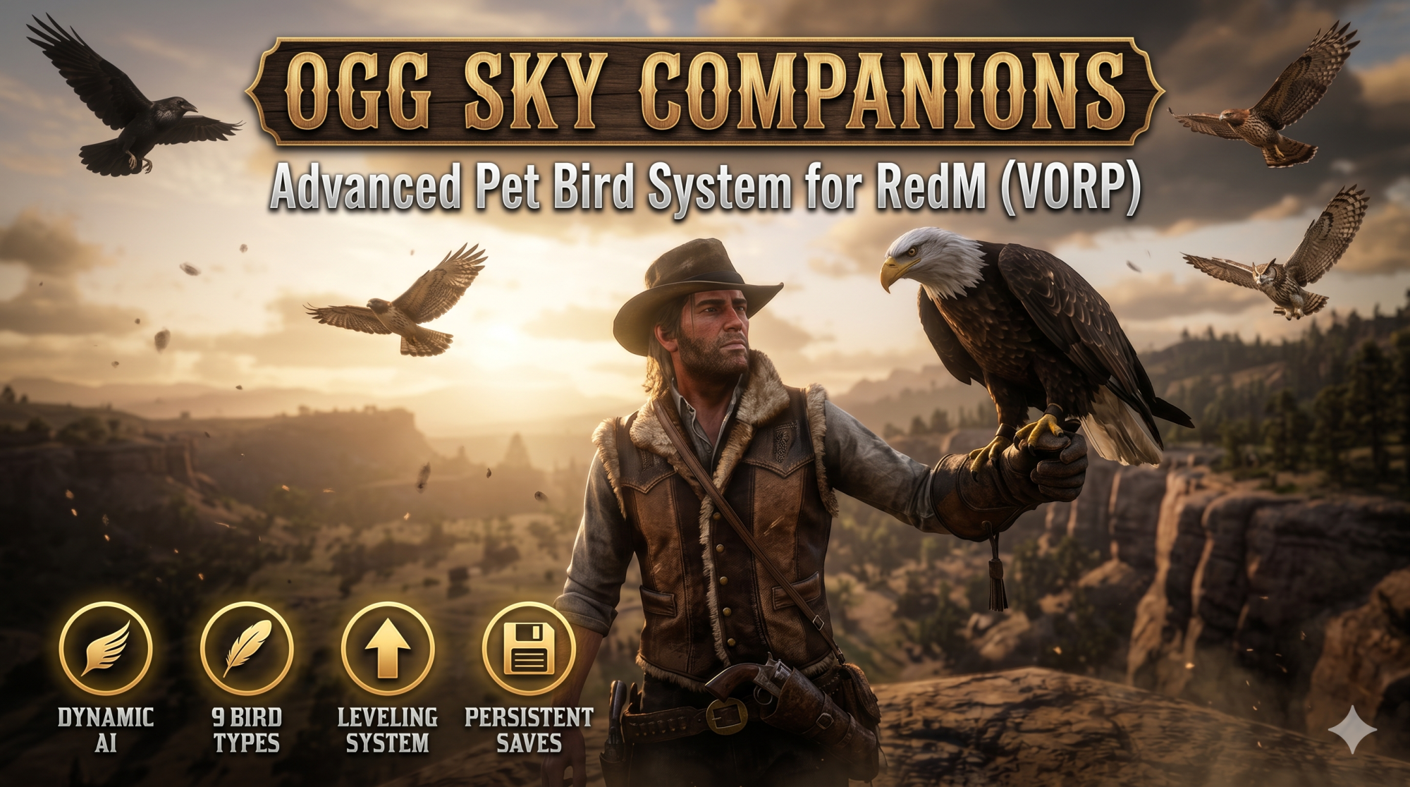 OGG Sky Companions | Advanced Pet Bird & Hunting System