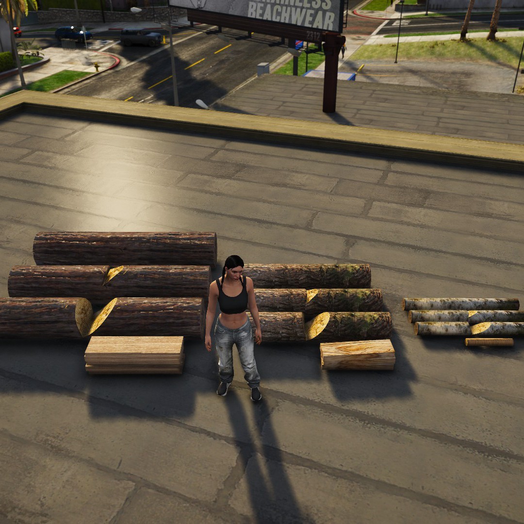 Lumberjack wood