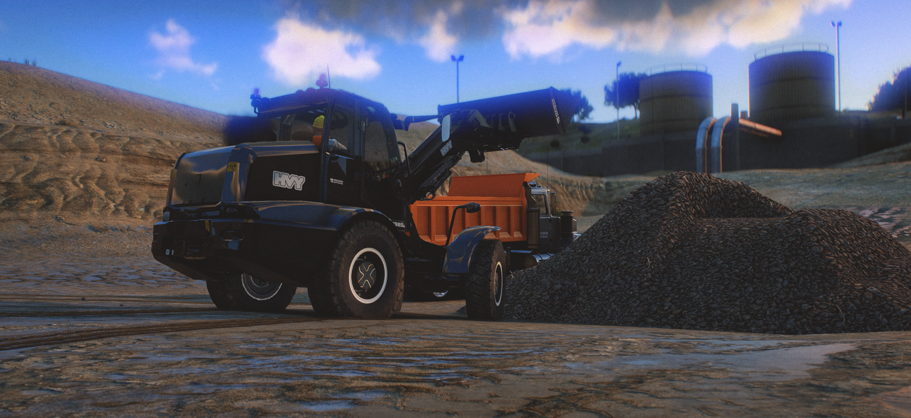 0R-Multiplayer Excavator Operator Job Escrow  (Custom-Built Vehicle & Map) | 0r