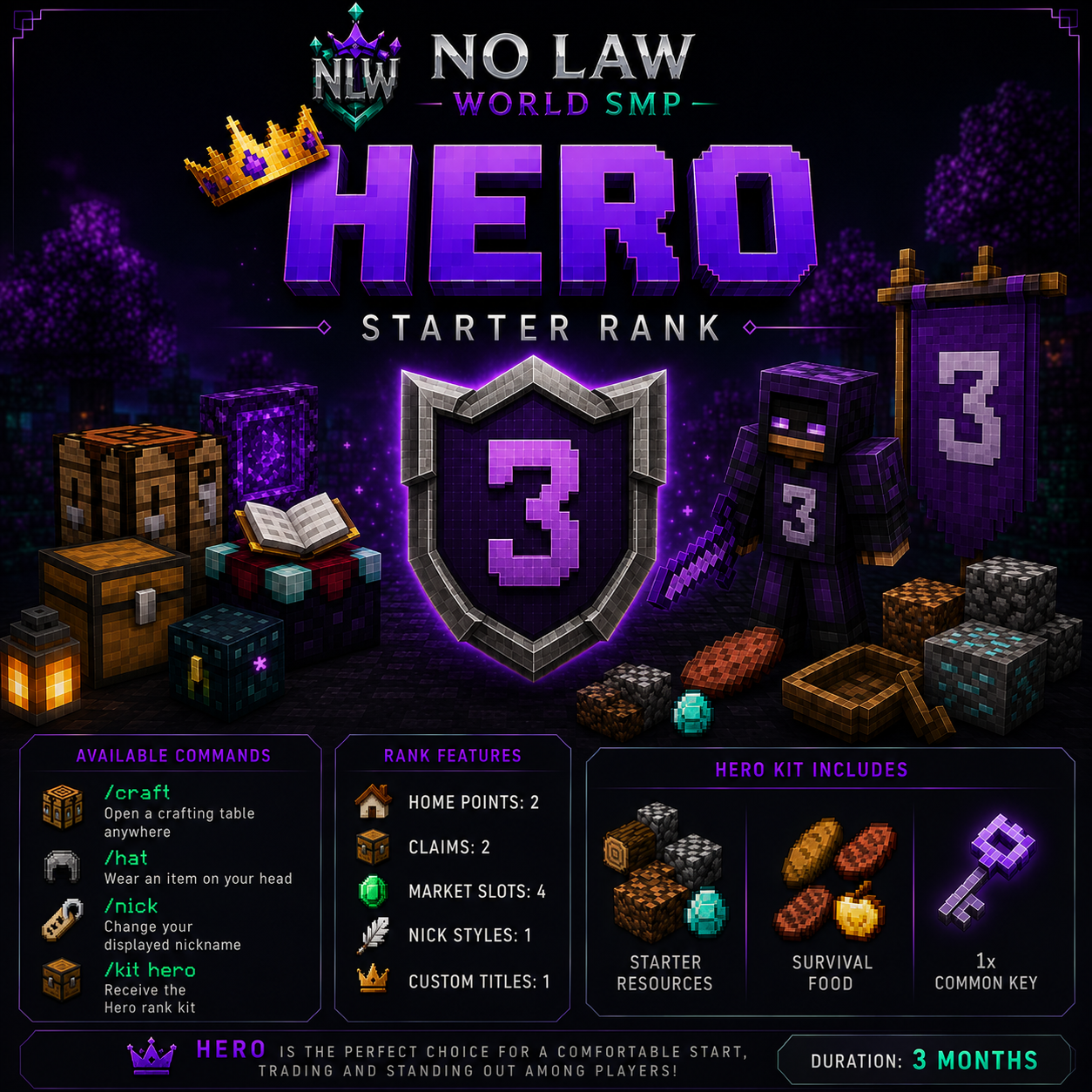 Hero (3 месяца)