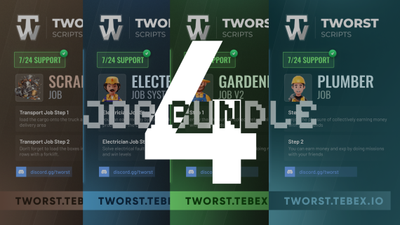 [4-in-One Job Bundle (4 Multiplayer Job)] ESCROW 20%