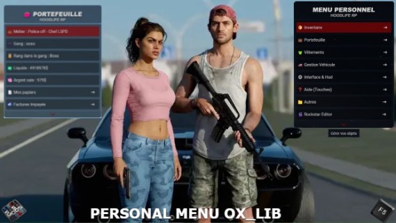 PERSONAL MENU  OX