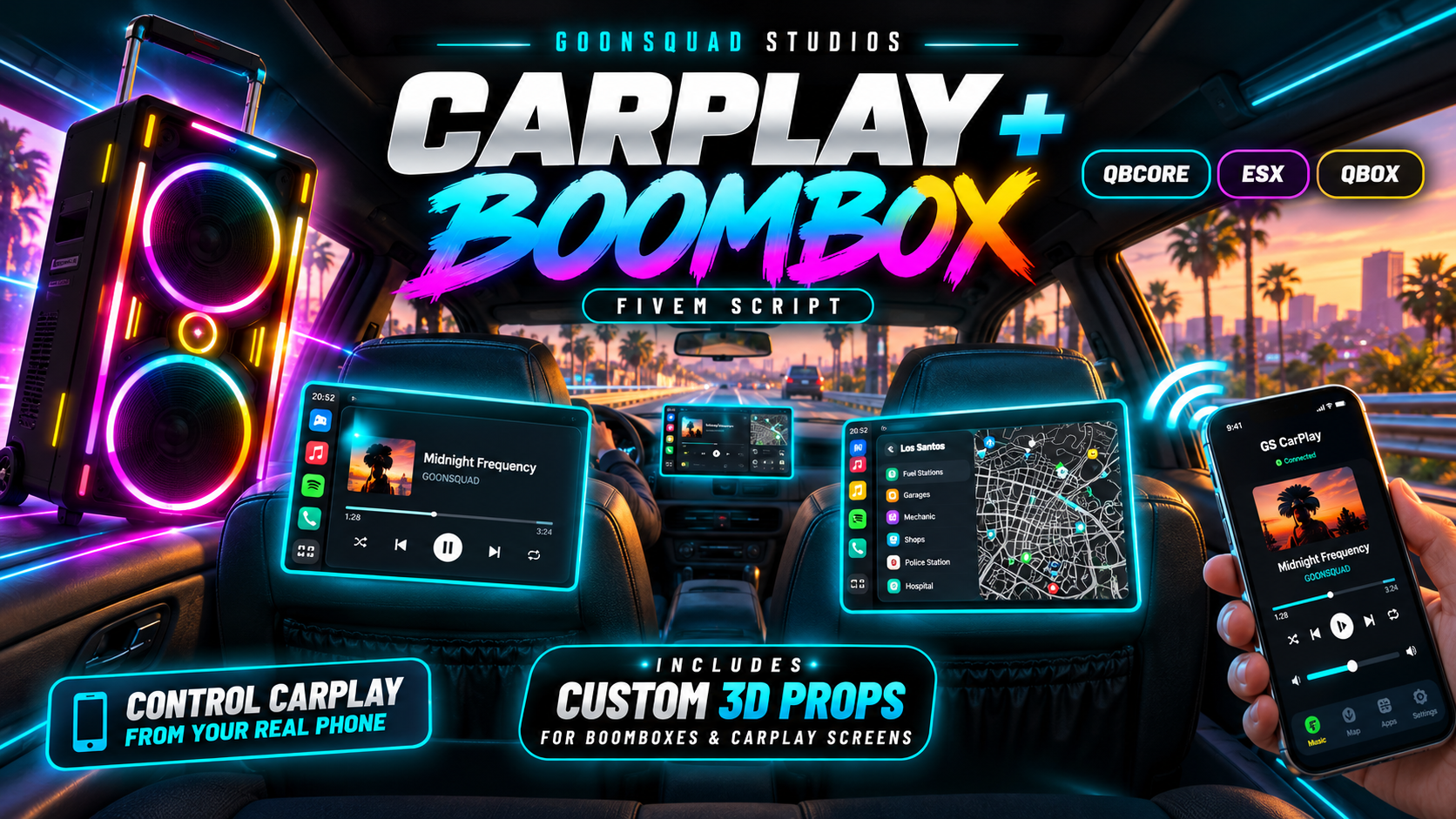 Boombox + CarPlay Script