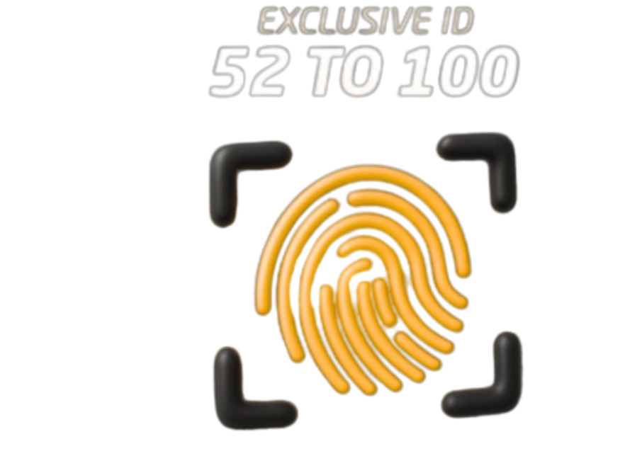 Exclusive ID 52 to 100