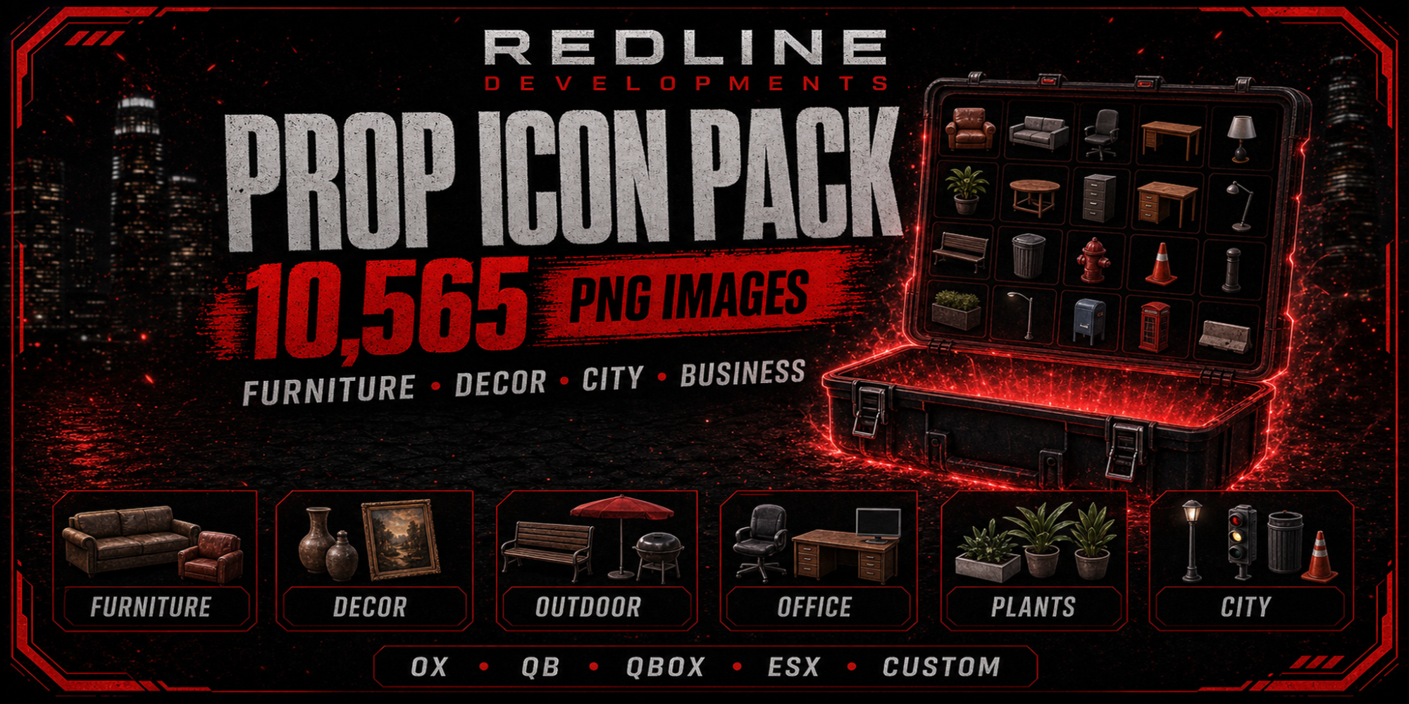 Props, Furniture & Decoration Icon Pack