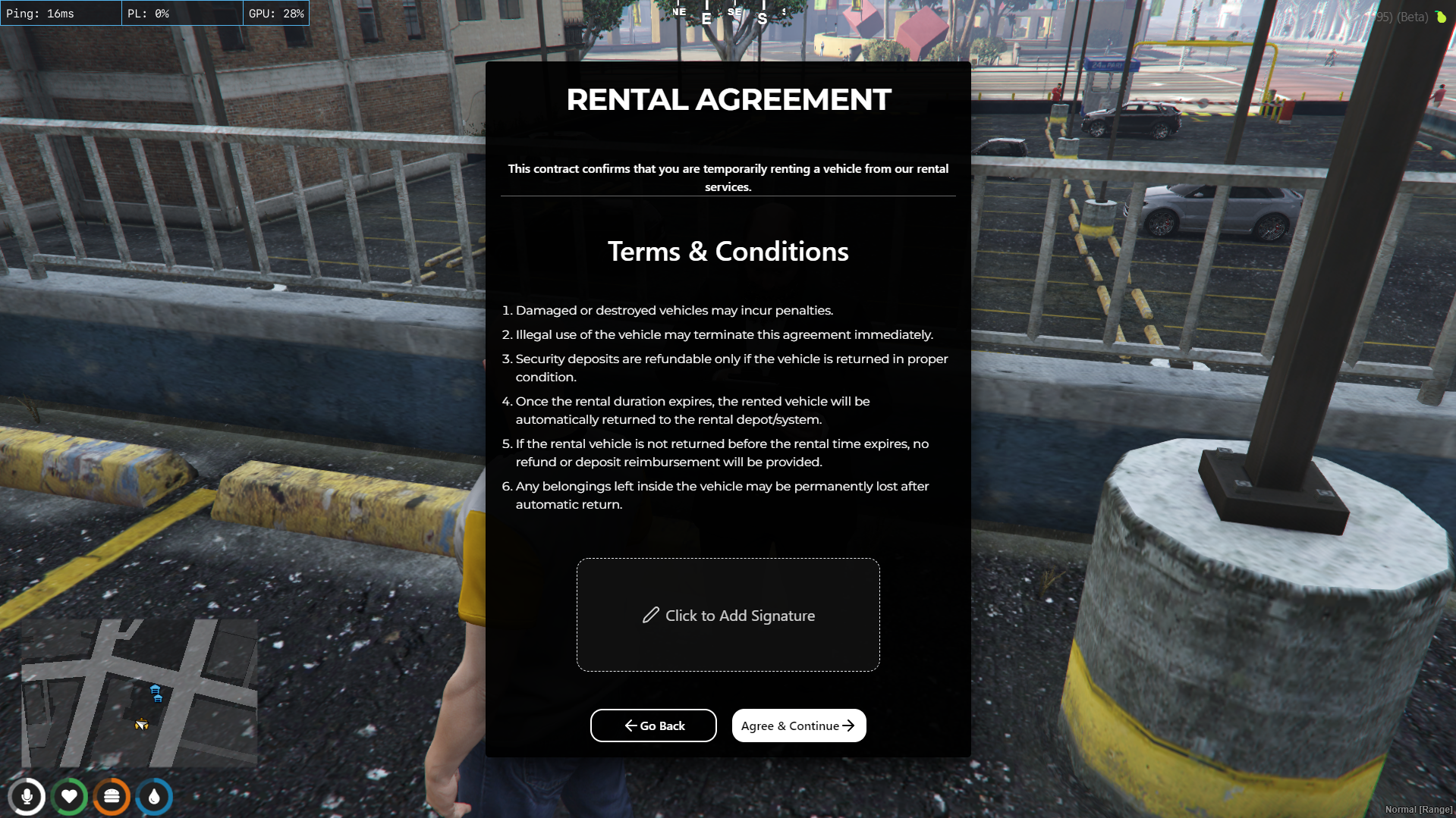 Crimvex Rental | Advanced Vehicle Rental System for QBCore & QBox