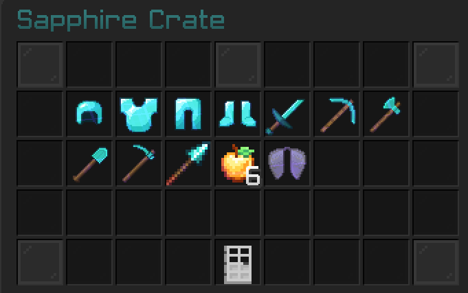 Sapphire crate key