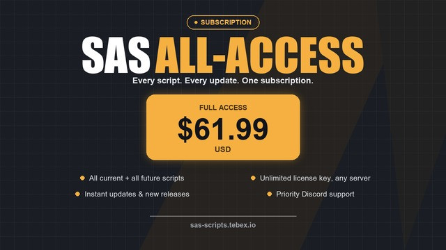 SAS ALL-ACCESS — Every Script, One Subscription
