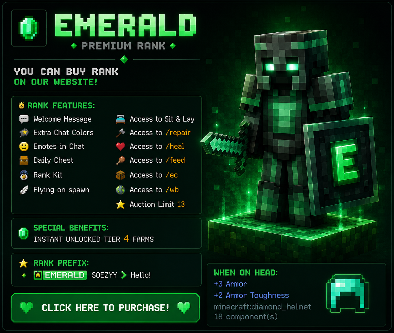 Emerald Rank - Lifetime