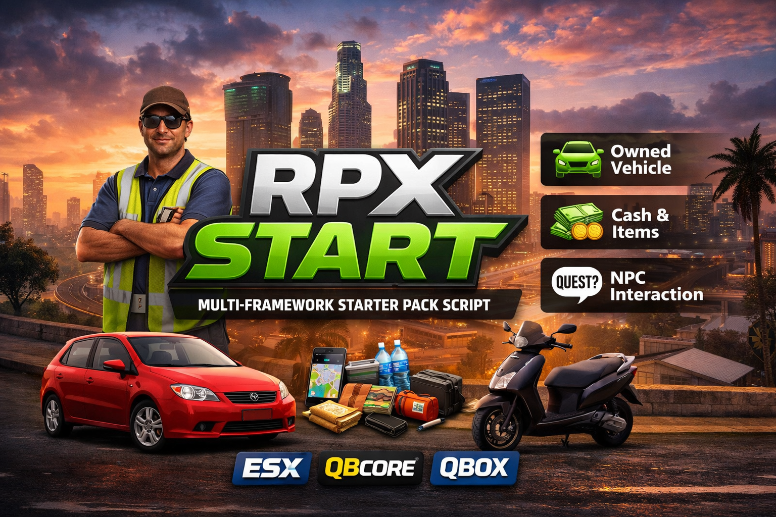 RPX - (RolePlay Xclusive) - QB, QBX, ESX and Clothing