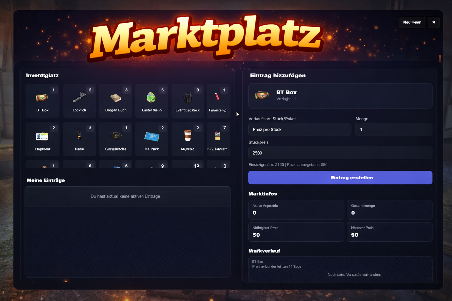 Marktplatz System