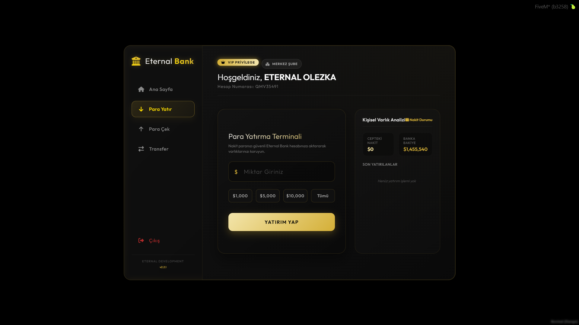 Eternal Bank V2