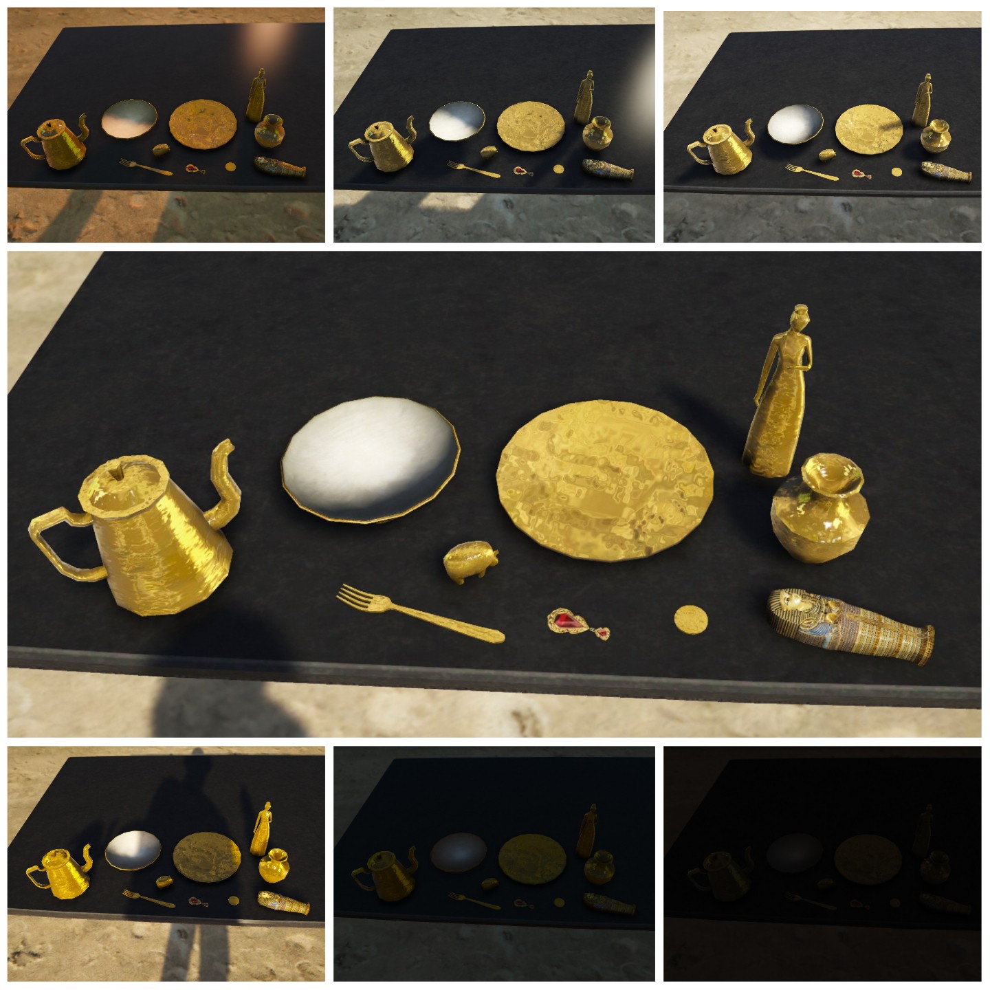 10x Gold Items
