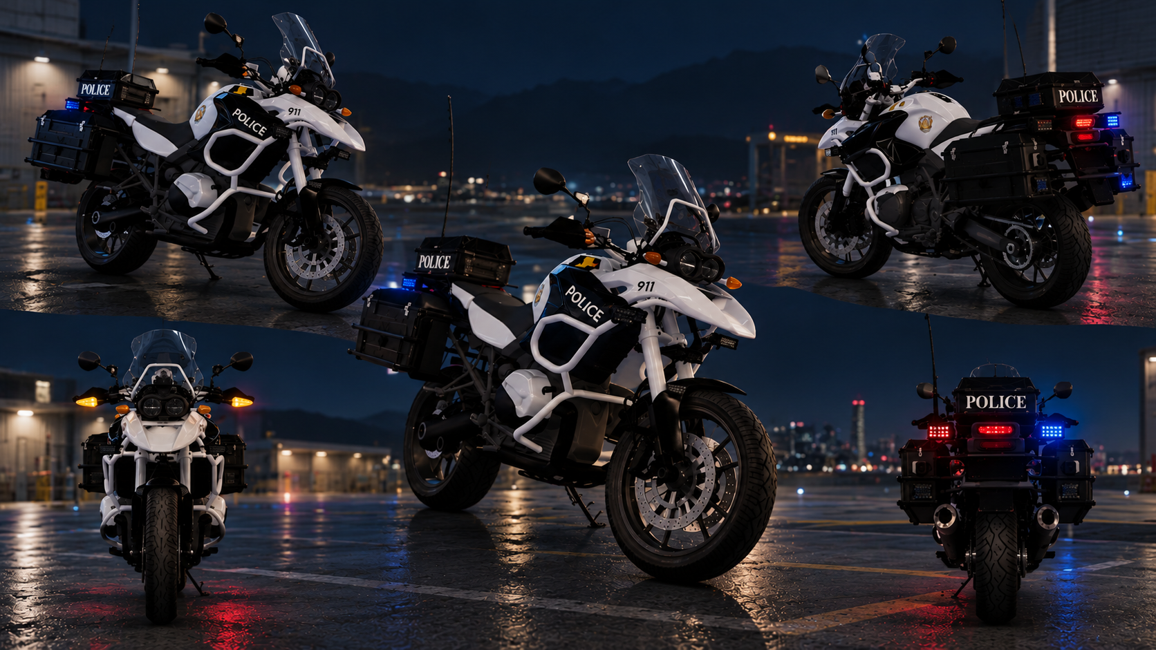 Police Bikes Pack V1