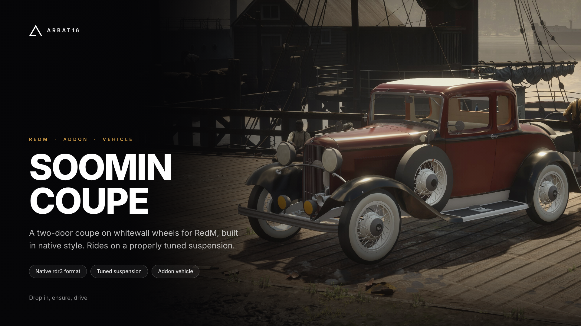 Classic Two-Seat Automobile