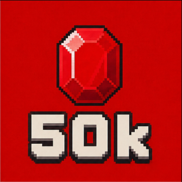 50000 Rubies