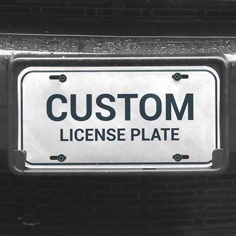 Custom Reg Plate