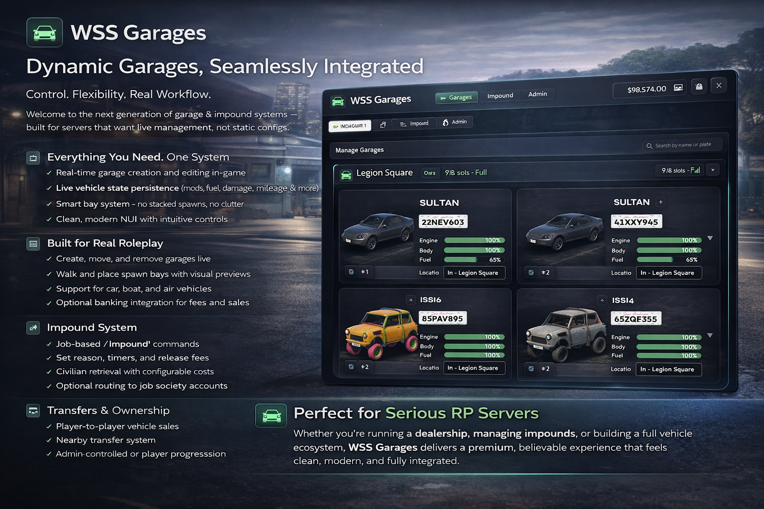 Garage Creator