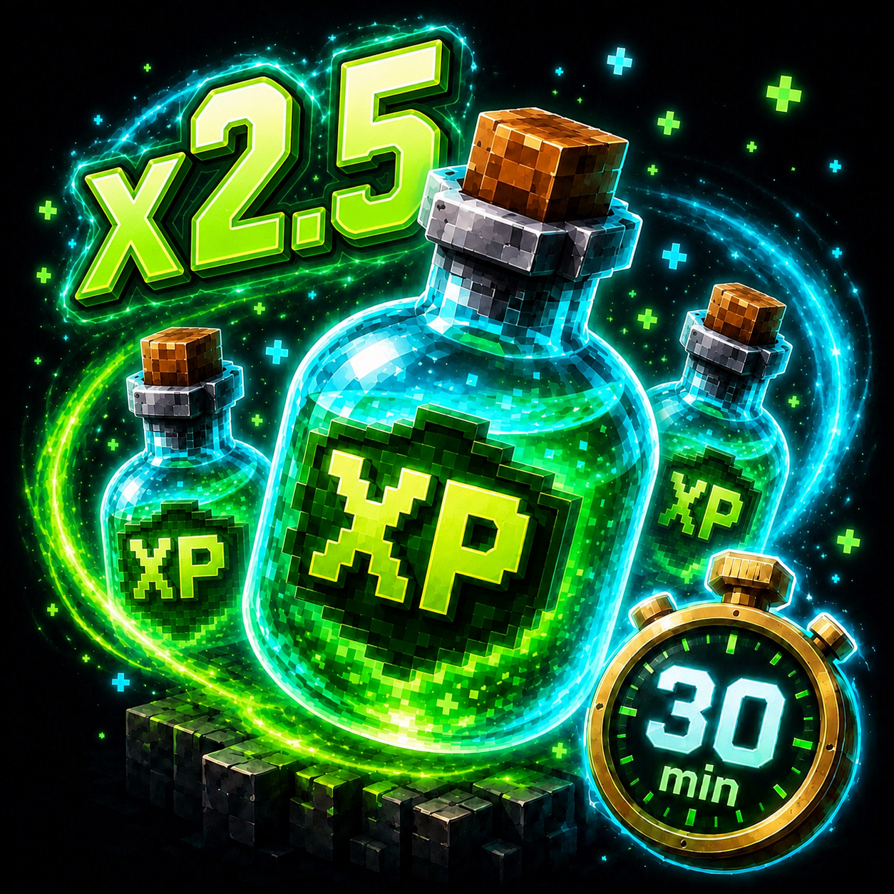 Medium Personal XP Boost — x2.5 · 30 Min