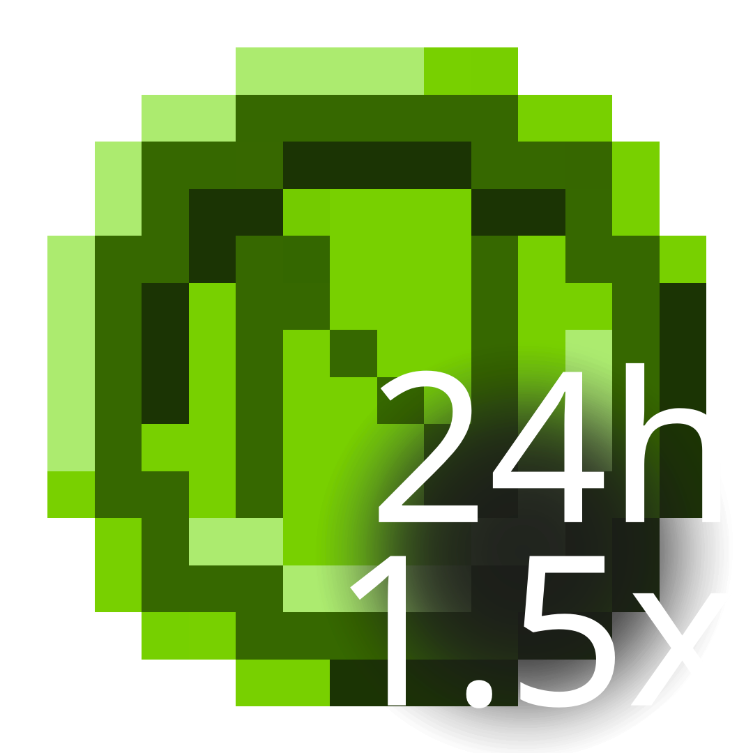 Cat Civilization 1.5x catnip global booster (24hr) — cosmetic Single-time Global Boosters item on the NovaVoid Cat Civilization Minecraft server