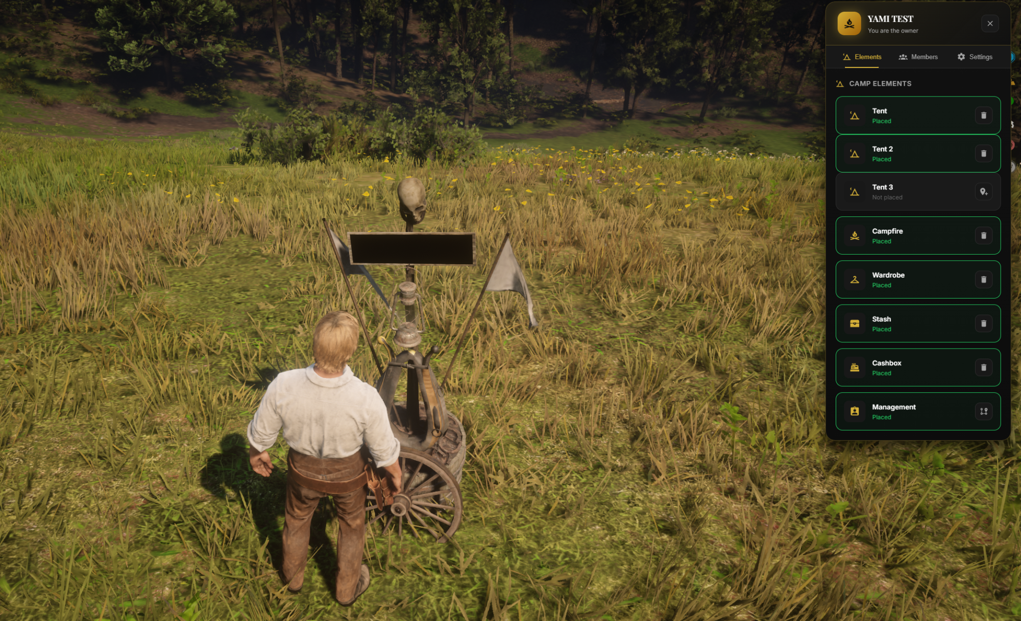 Player Camp System