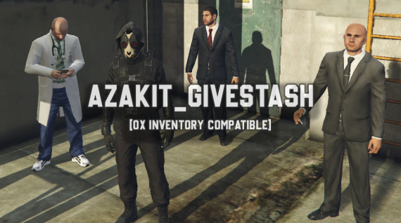 🎒 Give Stash (OX Inventory Compatible) [Escrow]