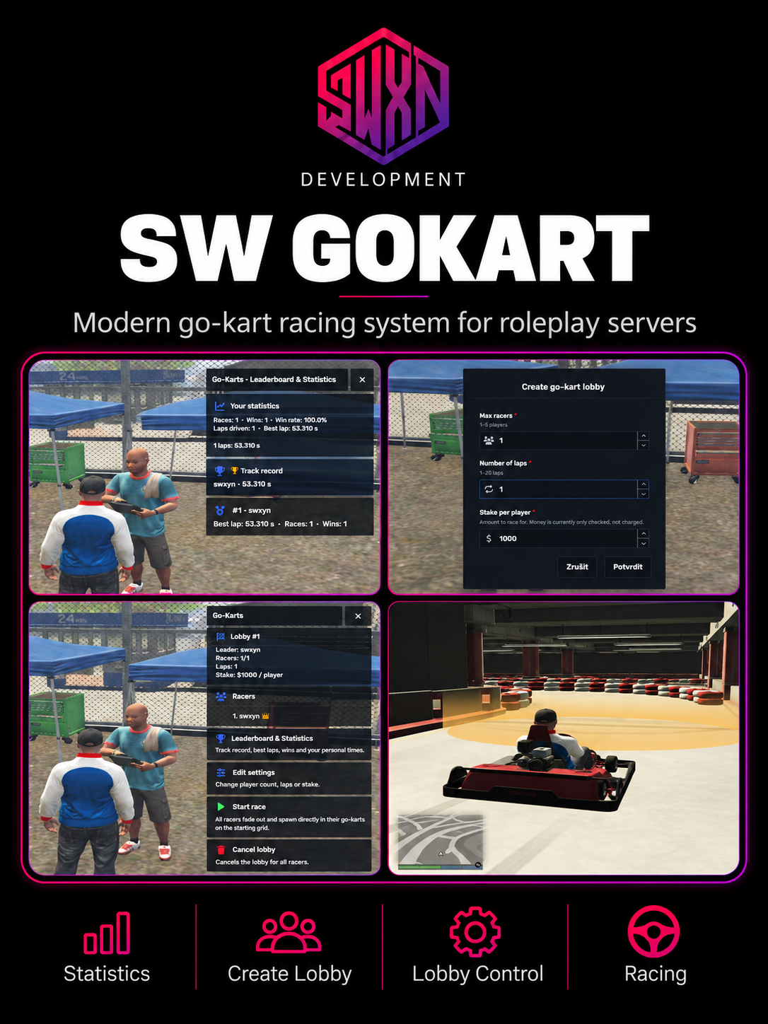 SW GOKART | Advanced Go-Kart Racing System