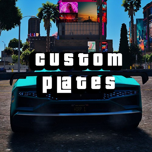 Custom License Plate