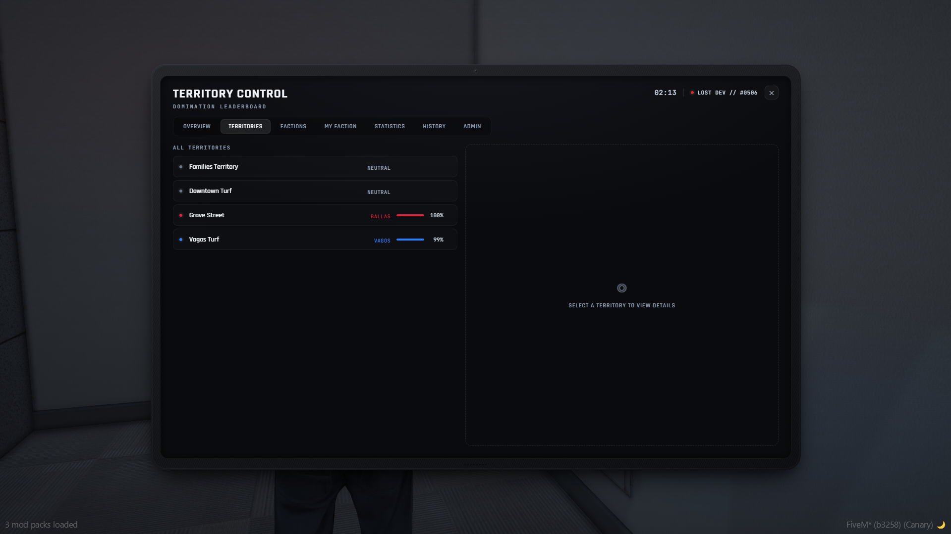 [QBX/QBCORE/ESX/STANDALONE] Territories/Turf Wars System