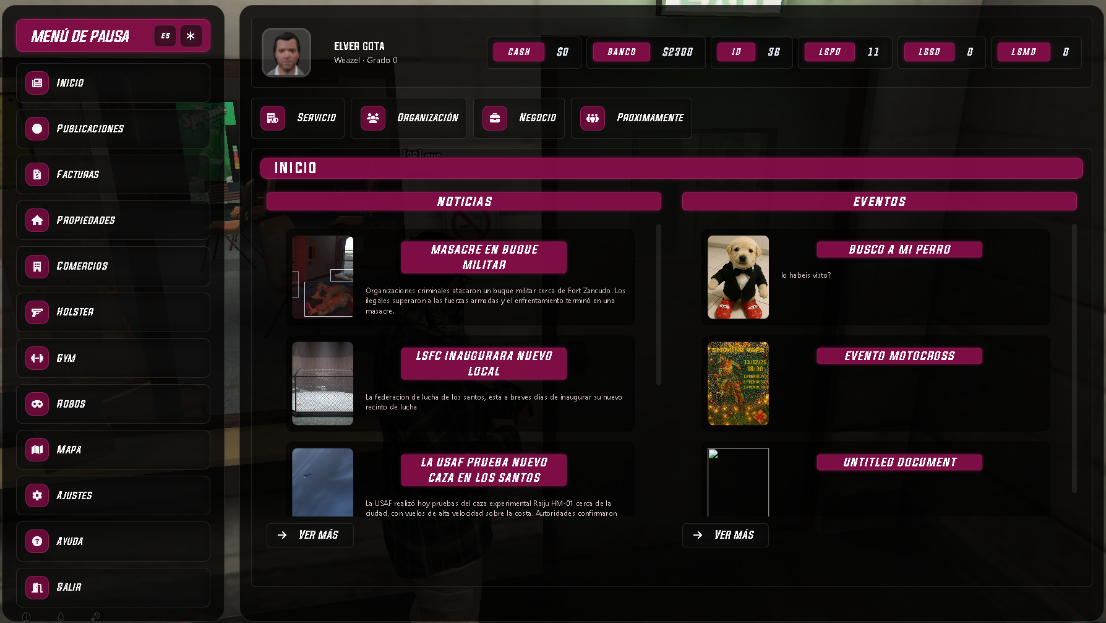 DF Network · DF PAUSEMENU (ESX, QBCORE, QBOX)