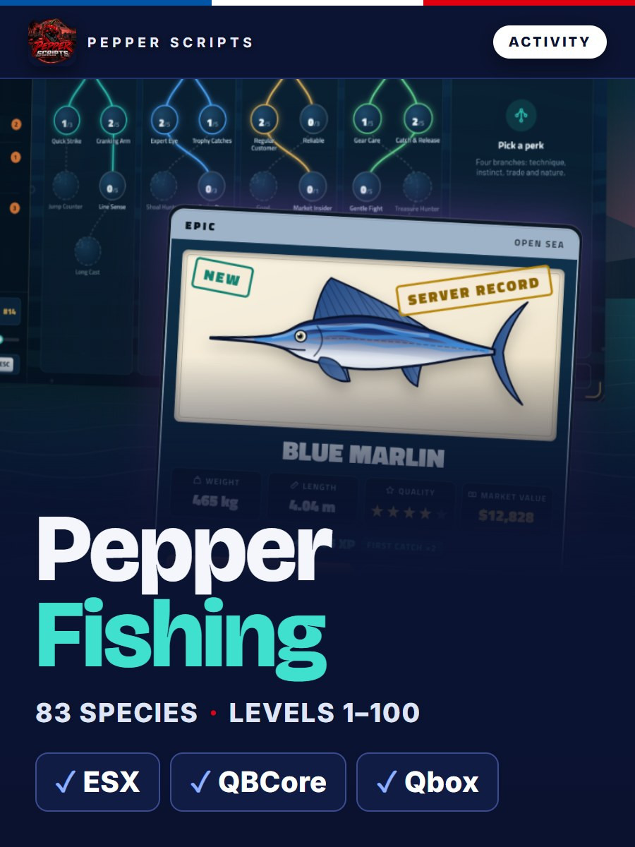 Pepper Fishing – FiveM Fishing Script