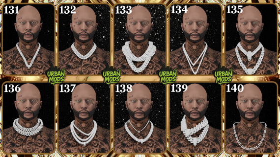 [CHAINS] PACK #14 - ONLY MODEL 3D NO FIVEM [.OBJ and TEXTURES]